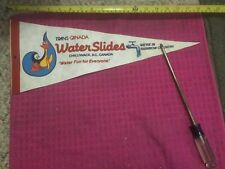 Vintage Chilliwack BC Pennant Trans Canada Water Slides WATER FUN FOR EVERYONE picture