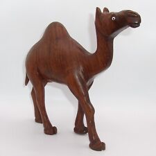 VINTAGE WOODEN CAMEL Hand Carved Unique Piece picture
