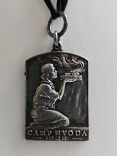 NJ Camp Nyoda 1925 Medal Spirit Of Thought And Deed Original Ribbon  picture