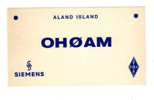 Ham Radio Vintage QSL Card     OH0AM 1969 DXpedition ALAND ISLAND picture