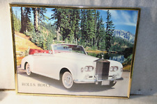 Saint Chateaux Galleries 1986 16”x20” Rolls Royce Framed Poster picture