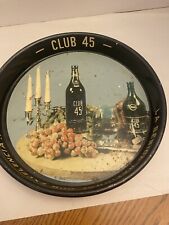 Vintage 13 1/2” Tray Club 45. La Be Ida Nacional Por Excelencia. Cognac picture