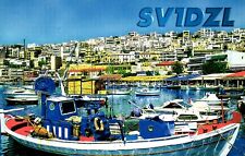 Piraeus Hellas Greece SV1DZL Radio QSL Postcard picture