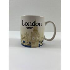 Starbucks London Global Icon Series 2015 Collector Mug Blue 16oz. Big Ben picture