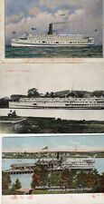 Lot Of 72 US Steamers For Coast Runs,  Rivers And Lakes Most Pre WWI picture