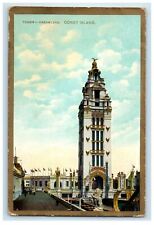 c1910 Tower View, Dreamland Coney Island Brooklyn New York NY Postcard picture