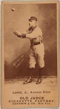 Photo:Herman Long, Kansas City Cowboys, baseball photo,1887 picture
