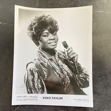 Vintage Koko Taylor with Mic 8x10 Photograph B68 picture