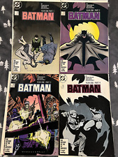 DC COMICS BATMAN YEAR ONE PART 1-4, ISSUES 404, 405, 406, 407, 1987 VF+ picture