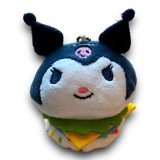 Sanrio Character Kuromi As a Hamburger Plush Keychain picture