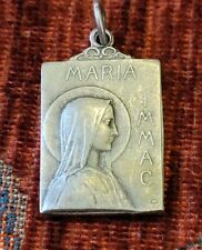 Immaculate Mary (Maria) and St. Bernadette Vintage & New Medal  Catholic France picture