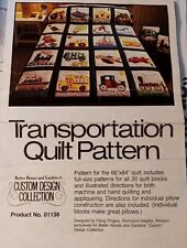 Vintage Block Transportation Quilt Pattern picture