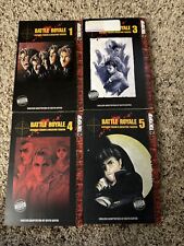 Battle Royale (Tokyopop) Manga Lot of 4 Volume 1 3 4 5 picture