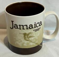 Jamaica Starbucks Mug 2018 EUC 16 oz W/ Tag Unused No Box Bird Flower Brown picture