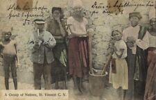 cape verde, SÃO VICENTE, Group of Natives (1908) Postcard picture