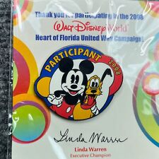 Disney Mickey Mouse Heart of Florida United 2008 Employee Participant Pin picture