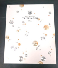 Taittinger Champagne Display Gift Box with 2 Taittinger Champagne Flutes picture