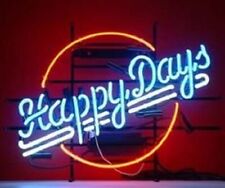 New Happy Days Beer Bar Neon Light Sign 24