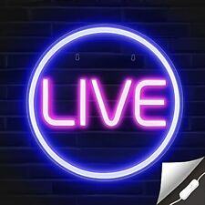 Lumoonosity LIVE Neon Signs - LED Live On Air Neon Lights for Twitch Tiktok Y... picture