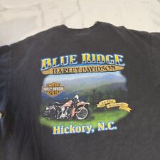 Vintage Harley Davidson Blue Ridge Hickory NC USA 90s 2XL t-shirt picture