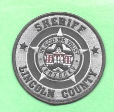 KENTUCKY- LINCOLN COUNTY SHERIFF DEPARTMENT- IN GOD WE TRUST-STANFORD, KY picture