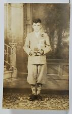 Rppc Warren Co NJ Young Boy 1st Communion George Slampyak c1930s Postcard N18 picture