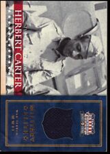 2012 Panini Americana Military Elite #5 Herbert Carter Worn Relic Card 84/299 picture