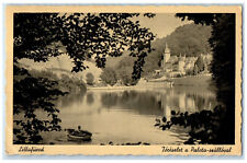 1918 Detail of the Lake with the Palace Hotel Lillafüred Hungary Postcard picture