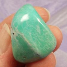 Beautiful Turquoise tumblestone 'Self Realisation' 13.7g SN50058 picture