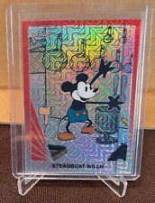 2023 Leaf Metal Mickey Mouse Steamboat Willie - Red # /75 picture