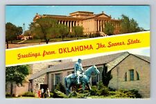 OK-Oklahoma, General Greetings, Banner, Vintage Postcard picture