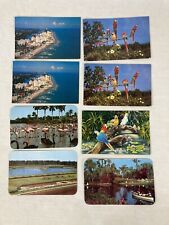 Vtg Florida Postcard Lot Cypress Gardens Parrots Skiers Miami Beach 25 Total picture