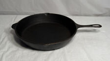 Vintage LODGE 3 Notch #12 Cast Iron Skillet 13 Inch Large Cook Ware Unmarked picture