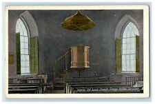 c1910's Interior Old Dutch Church Sleepy Hollow Tarrytown New York NY Postcard picture