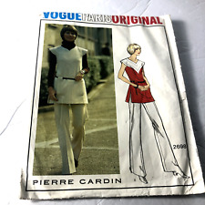 Vogue Paris Original Pierre Cardin  Sewing Pattern. Size 12, Bust 34 Hip 36 picture