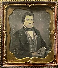 Handsome Young Man, 1/6th Plate Daguerreotype, Beautiful Lighting, Modern Touch picture