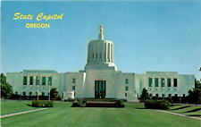 State Capitol, Oregon State Capitol Building, Canyon Publishing Co., Postcard picture