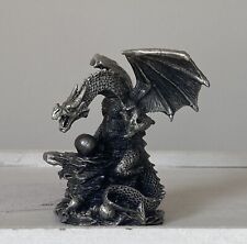 Miniature Pewter Dragon picture