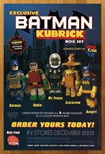 2003 Batman Kubrick Box Set Print Ad/Poster Batgirl Toy Action Figure Promo Art picture