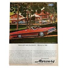 1966 Mercury V-8 Automotive Vintage Magazine Print Ad 1965 picture
