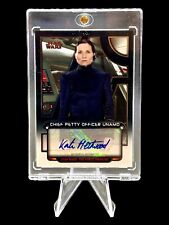 2018 TOPPS STAR WARS GALACTIC FILES KATE FLEETWOOD PETTY OFFICER UNAMO AUTO /170 picture