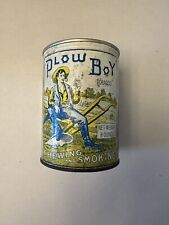 Plow Boy Chewing And Smoking Tobacco Tin NOT Paper Label  Canister - 1970’s?? picture