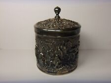 VINTAGE DOUWE EGBERTS SILVER PLATE TEA CADDY picture