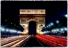 The illuminated Arc de Triomphe, On the Champs-Elysées Avenue - Paris, France picture