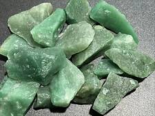 Rough Green Quartz Crystal ( 3 pcs ) Raw Gemstones Natural picture