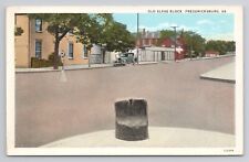 Postcard Old Slave Block Fredericksburg Virginia picture