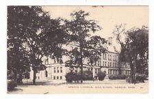 c1930 NEWTON MASSACHUSETTS CLASSICAL HIGH SCHOOL BUILDING VINTAGE POSTCARD MA picture