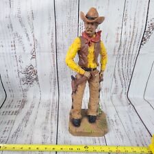 Vintage 1976 Universal Statuary Co Western Gunslinger Statue Chicago made u.s.a picture