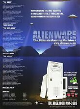 Alienware Ultimate Gaming Machines Original 2001 Ad Authentic Retro Tech Promo picture