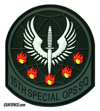 USAF 15TH SPECIAL OPS SQ -15 SOS- AIR COMMANDO -MC-130J-AFSOC-ORIGINAL VEL PATCH picture